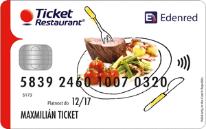 Edenred Ticket Restaurant Card
