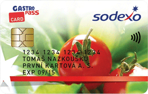 Sodexo Gastropass Card